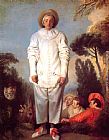 Jean-Antoine Watteau Pierrot painting